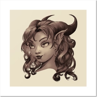 Tiefling Posters and Art